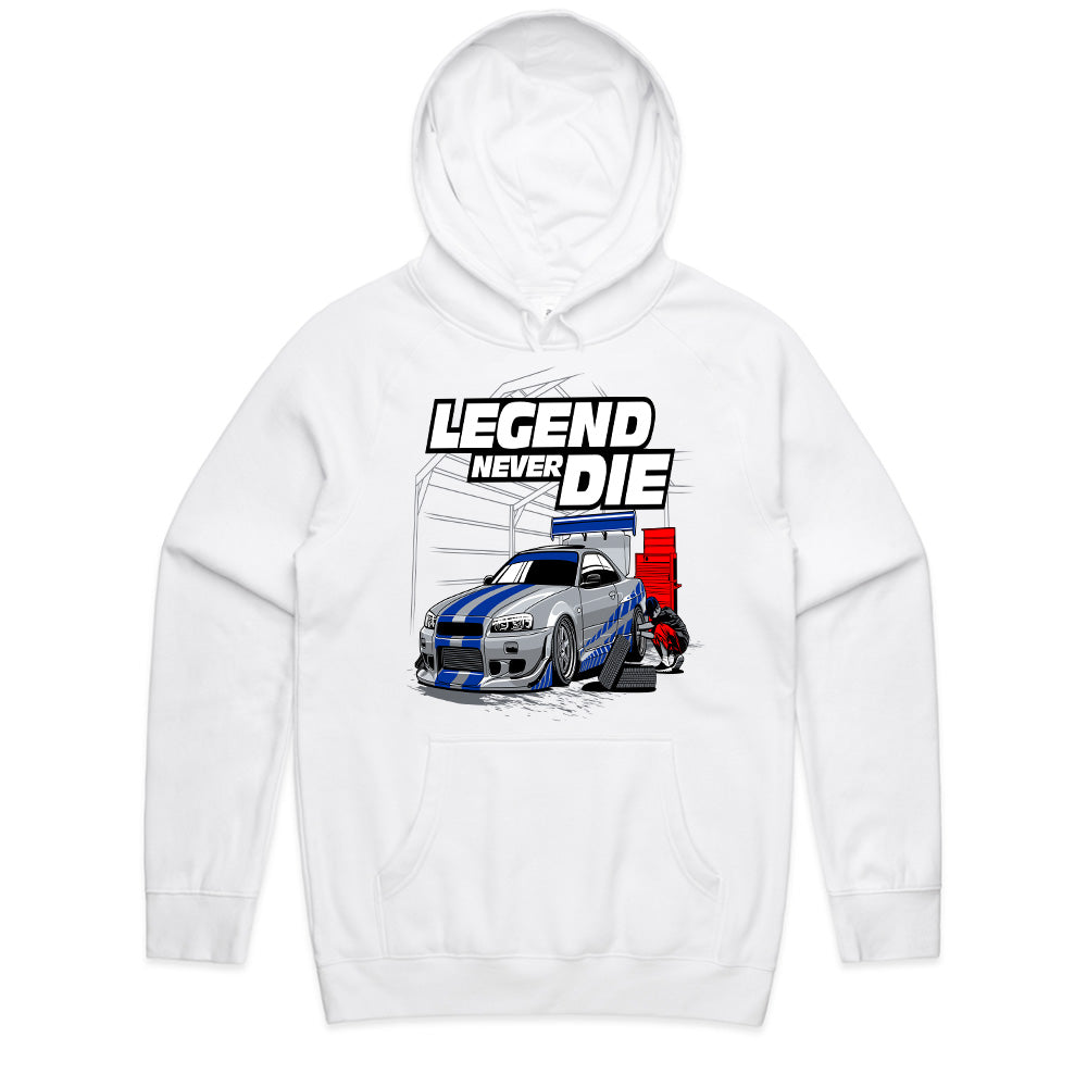 Legend Never Die R34 Skyline Tribute T-Shirt – JDM Icon