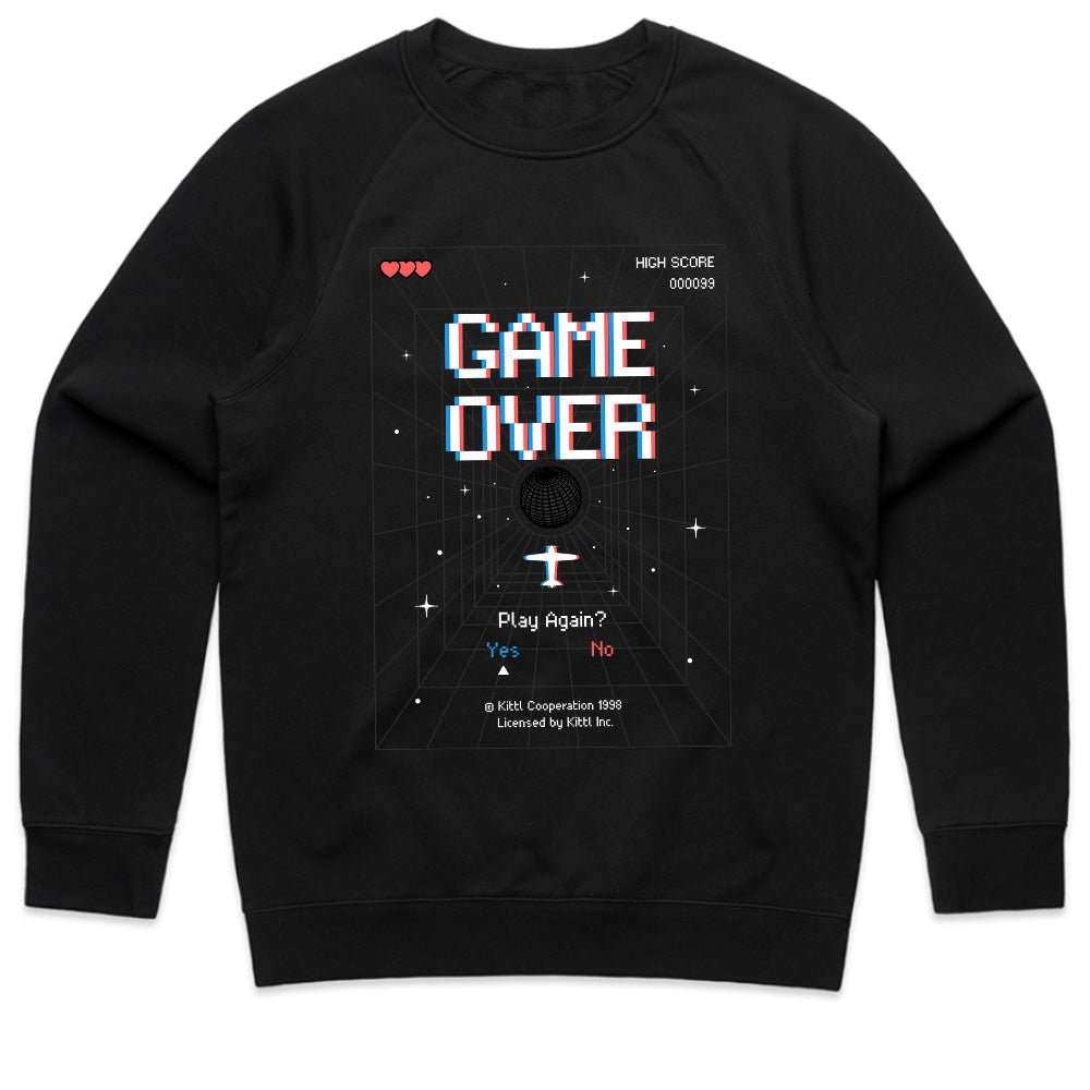Retro "Game Over" Pixel Art Gaming T-Shirt – Play Again?