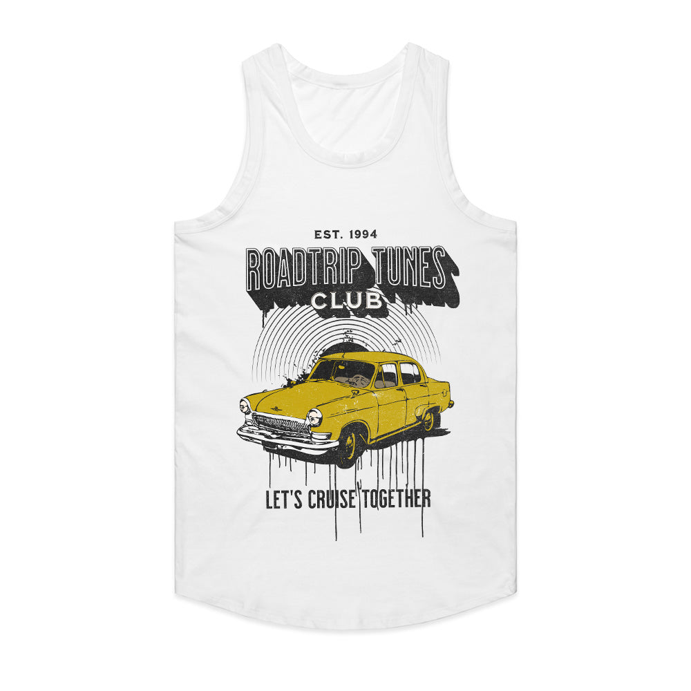Roadtrip Tunes Club – Vintage Car Adventure Graphic T-Shirt