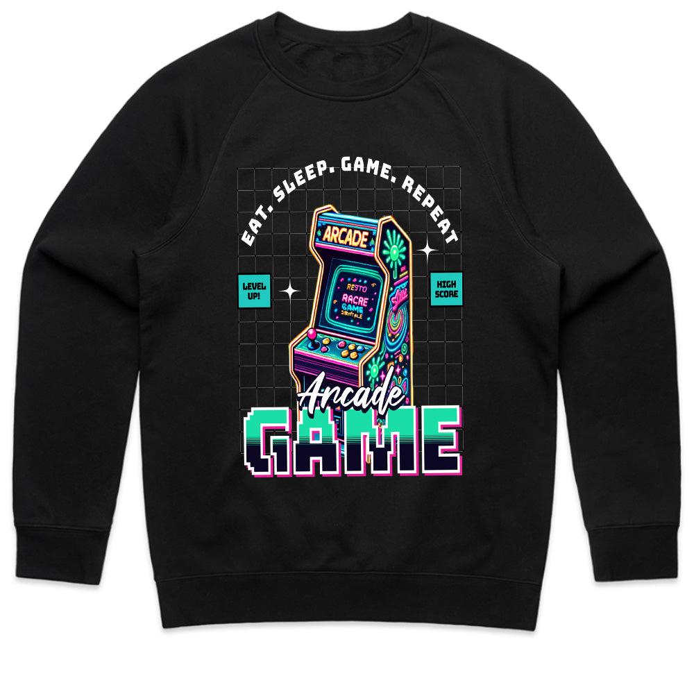 Retro Arcade Gamer T-Shirt – Neon Vintage Gaming Tee