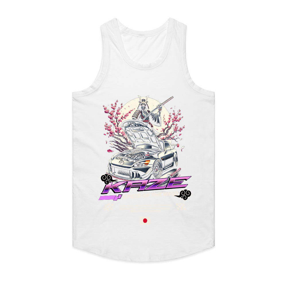 KAZE – Speed of the Wind Samurai JDM Racing Graphic T-Shirt