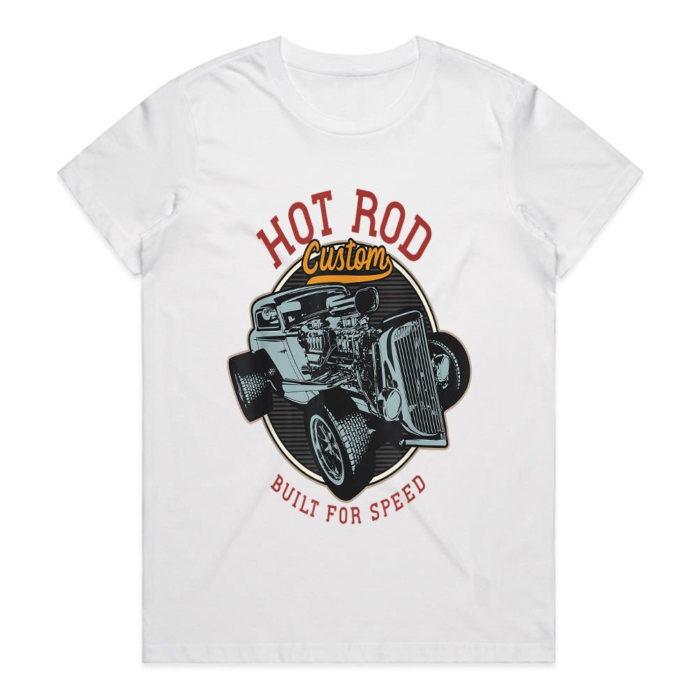 Vintage Hot Rod Custom T-Shirt – Built for Speed, Classic Muscle Car Apparel