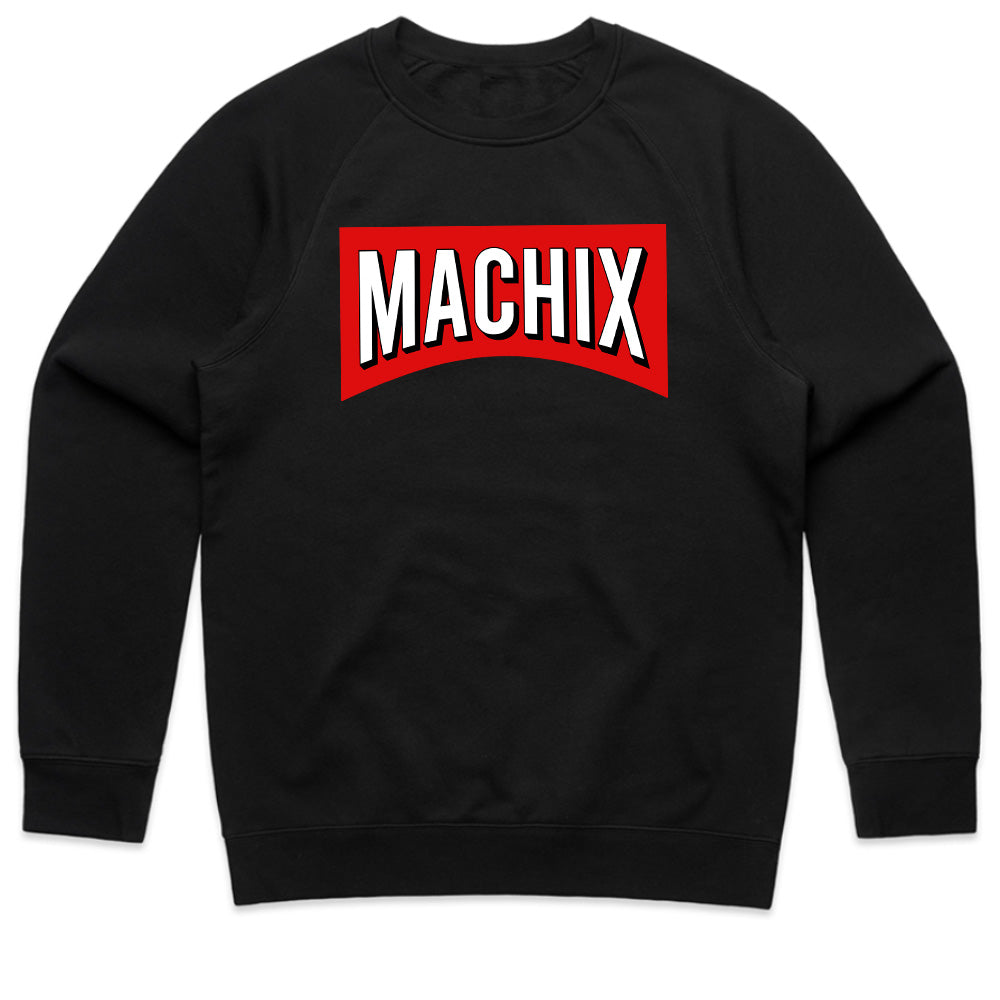 Machix – Bold Red Logo Graphic Tee