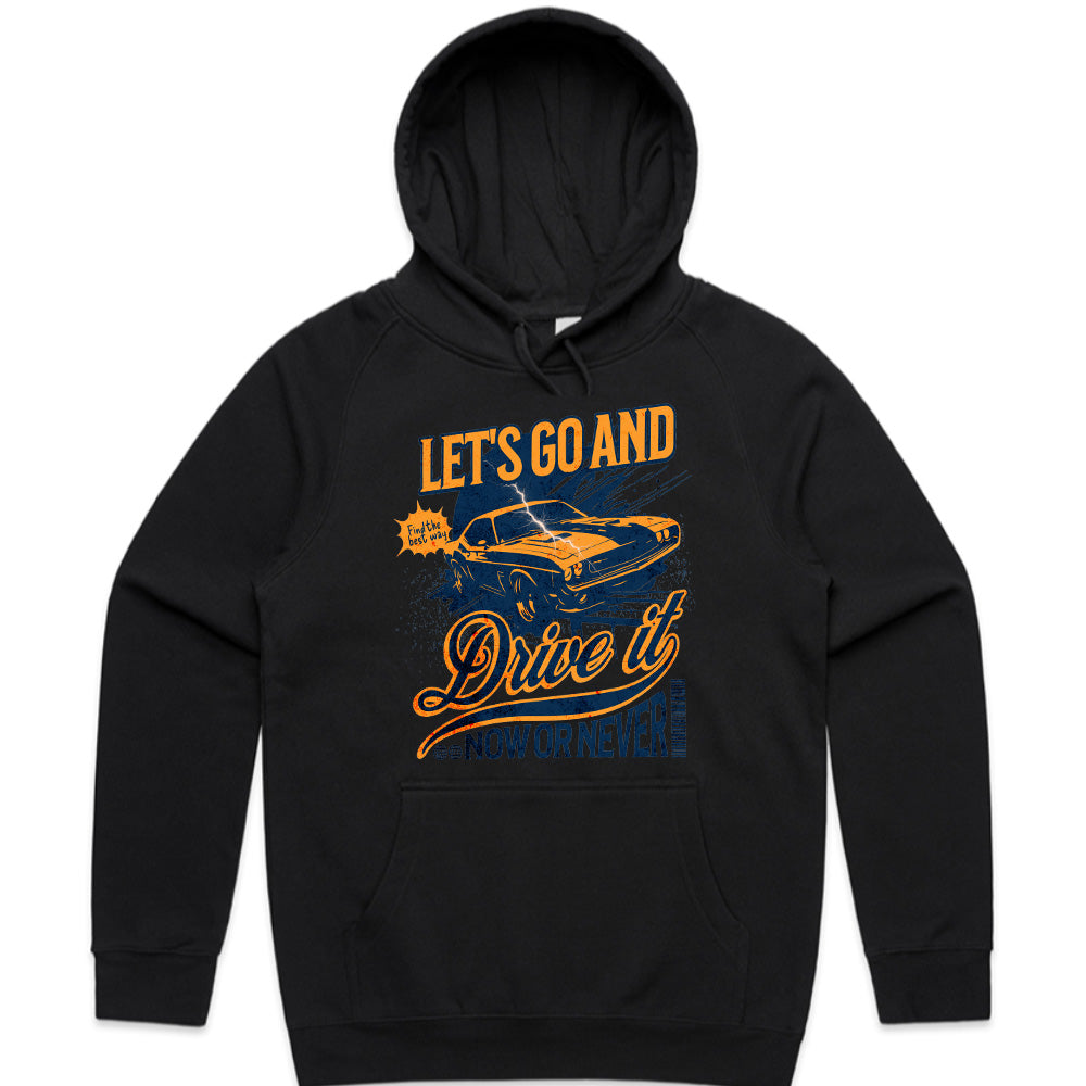 Let’s Go and Drive It – Now or Never Vintage Muscle Car T-Shirt