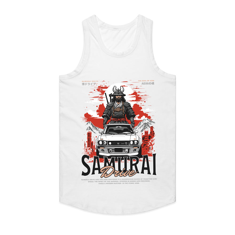 Samurai Drive – AE86 JDM Warrior Graphic T-Shirt