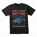 Vintage Hot Rod Ugly Christmas Sweater T-Shirt – Classic Car Holiday Gift