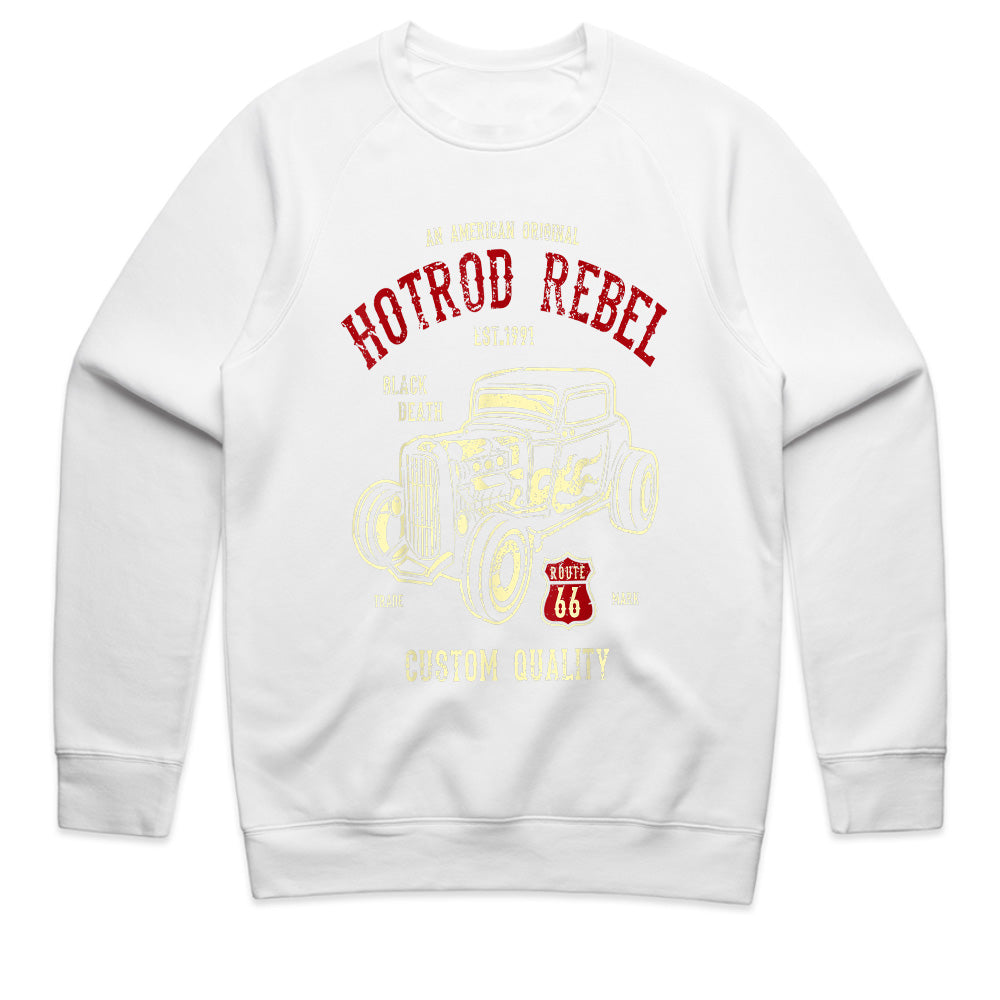 Hot Rod Rebel T-Shirt – Vintage Route 66 Classic Car Muscle Tee