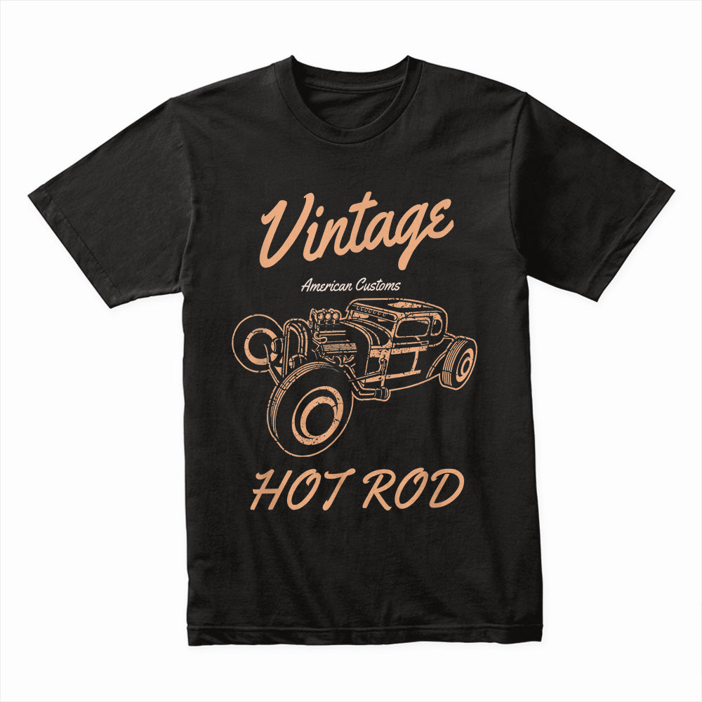 Vintage Hot Rod T-Shirt – Classic American Custom Car Retro Tee