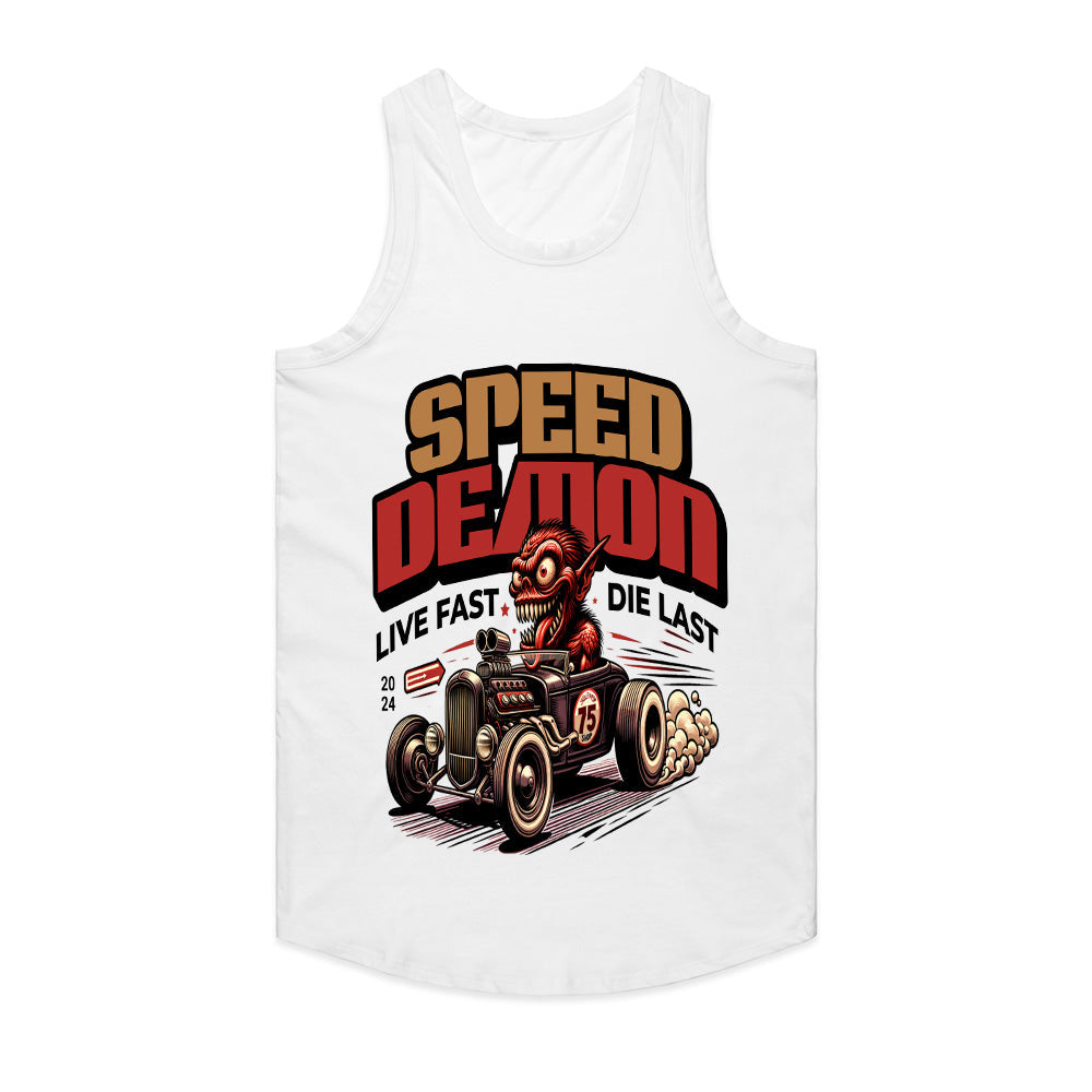 "Speed Demon" Hot Rod T-Shirt – Retro Rat Rod Racing & Vintage Muscle Art