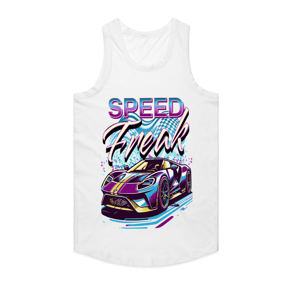 "Speed Freak" Neon Street Racing Sports Car T-Shirt – Futuristic Turbocharged Racer Tee