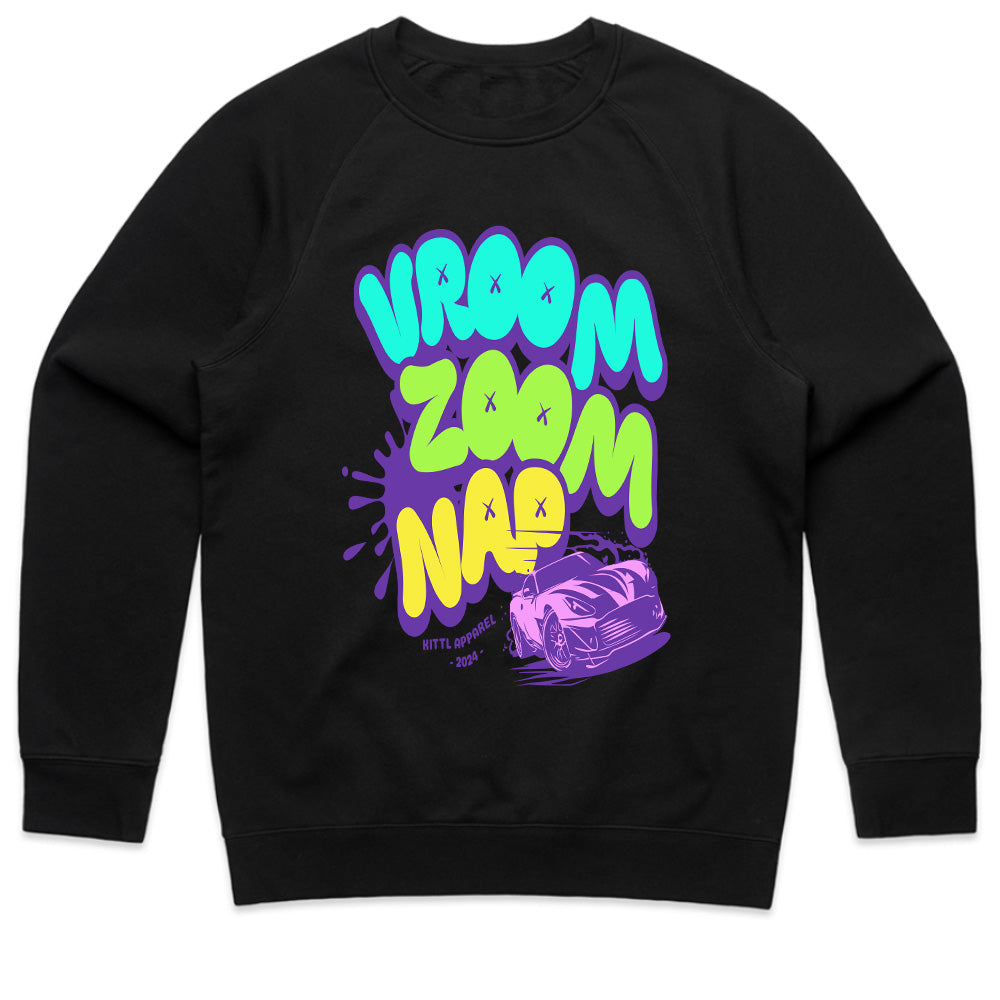 Vroom Zoom Nap – Fun & Fast Car Culture Streetwear T-Shirt