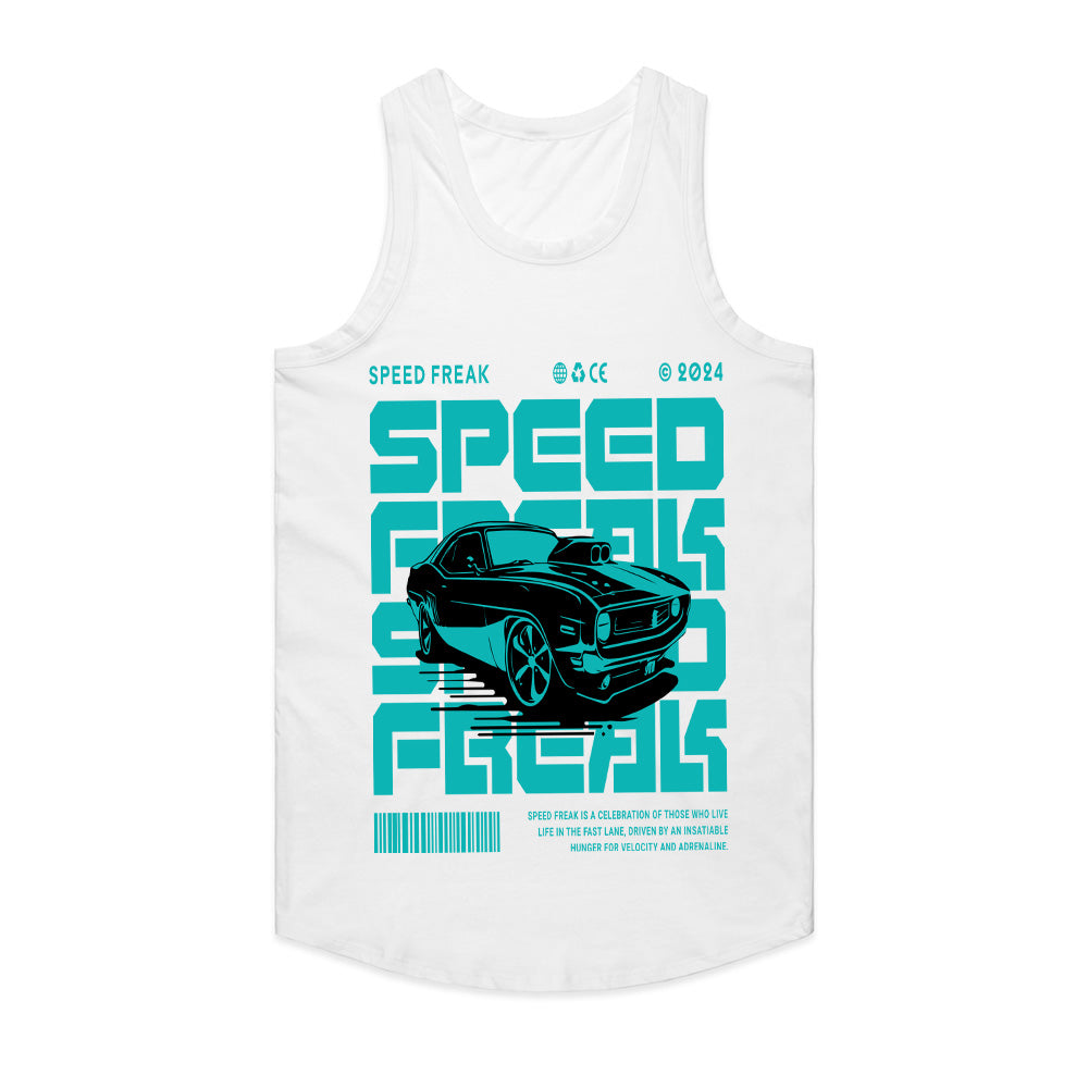 "Speed Freak" Muscle Car Streetwear T-Shirt – Neon Turbocharged Retro Racer Tee
