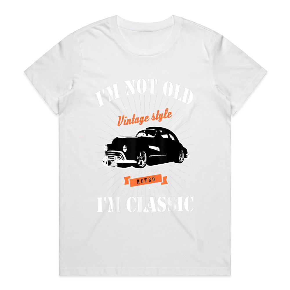 Vintage "I’m Not Old, I’m Classic" Hot Rod T-Shirt – Retro Car Enthusiast Tee