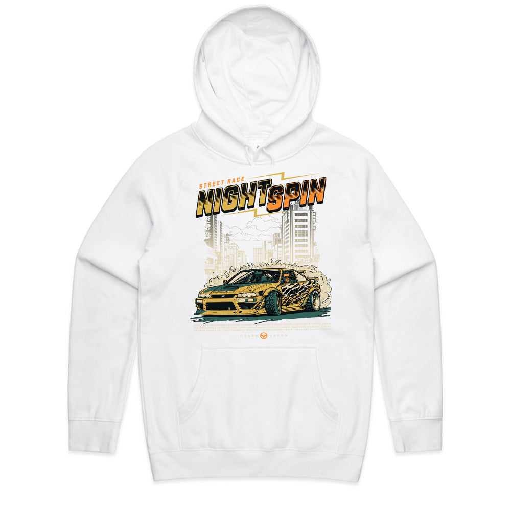 Night Spin Street Racing Graphic Tee – Osaka Drift Edition