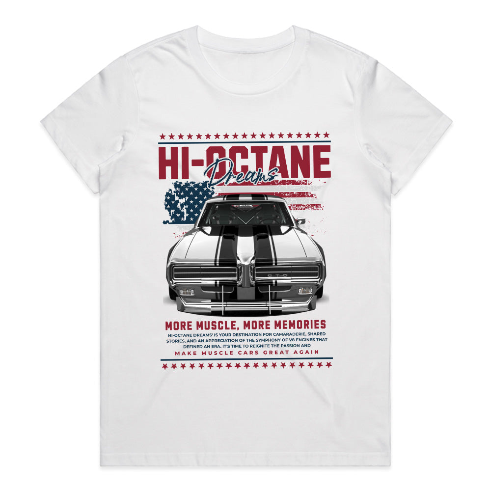 Hi-Octane Dreams – More Muscle, More Memories T-Shirt