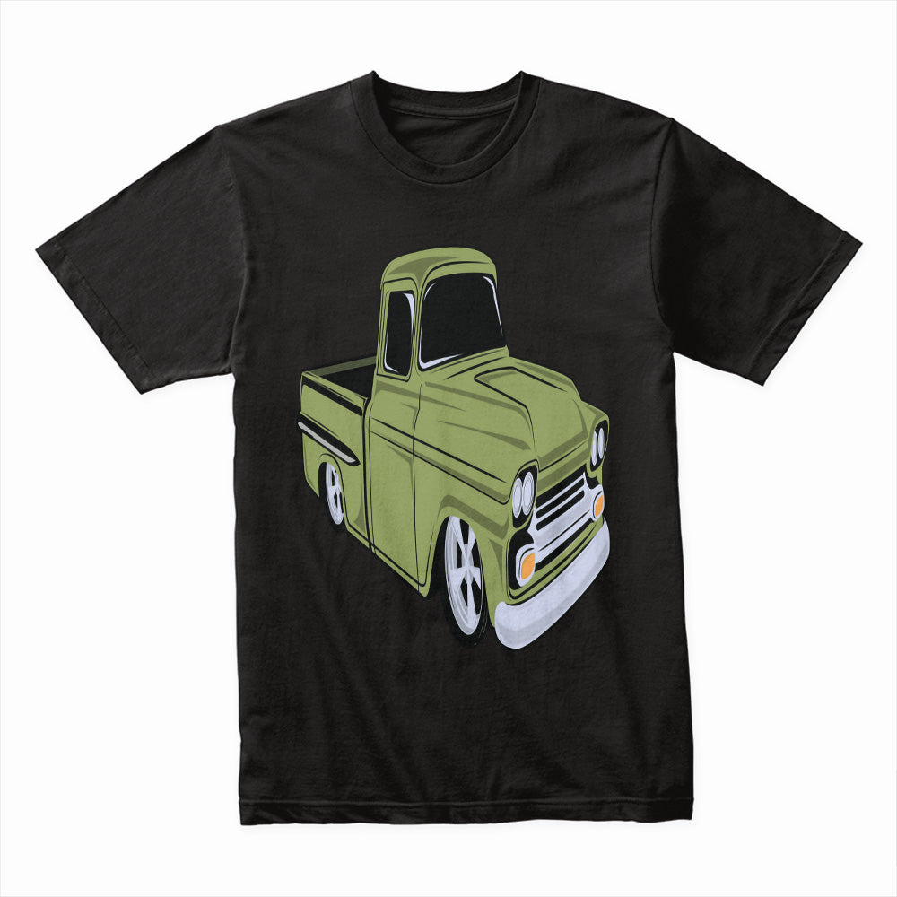 Vintage Lowrider Hot Rod Truck T-Shirt – Classic Custom Pickup Tee for Car Enthusiasts