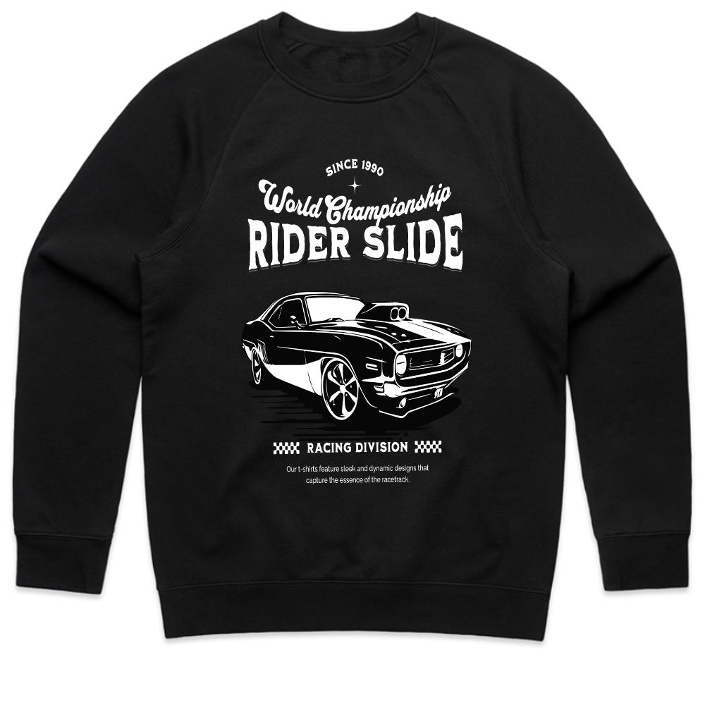 Rider Slide – World Championship Muscle Car Racing T-Shirt