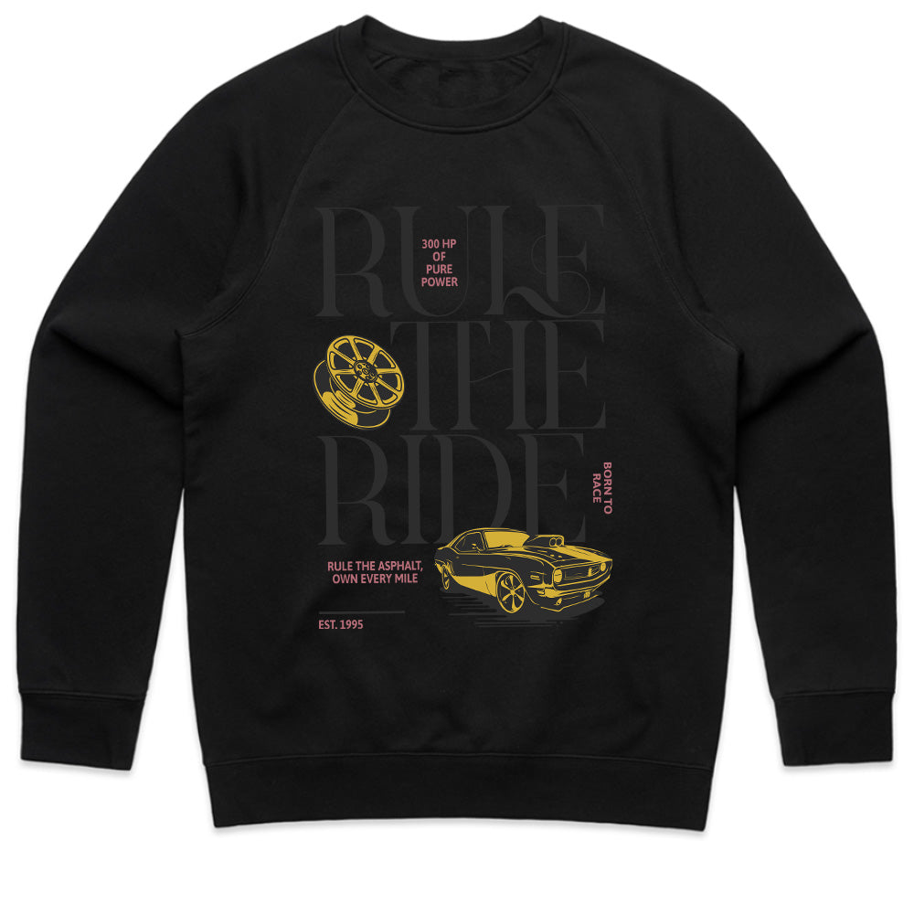 Rule the Ride – High-Performance Muscle Car Streetwear T-Shirt