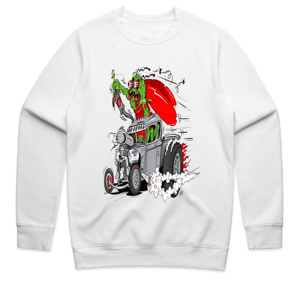 Vintage Rat Rod Racing T-Shirt – Wild Hot Rod Monster Car Show Illustration