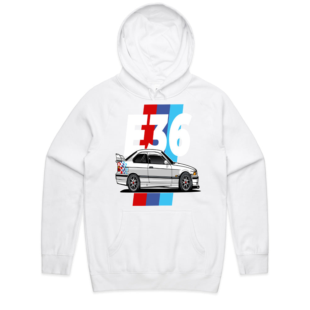 BMW E36 M Power – Classic Motorsport Graphic T-Shirt