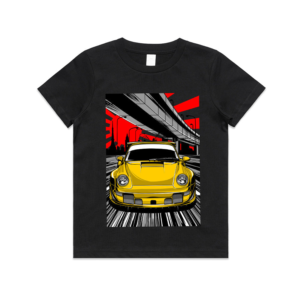 Tokyo Speed Rush" – Yellow Turbo Beast Under the City Lights