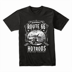 Route 66 Hot Rod Vintage Racer T-Shirt