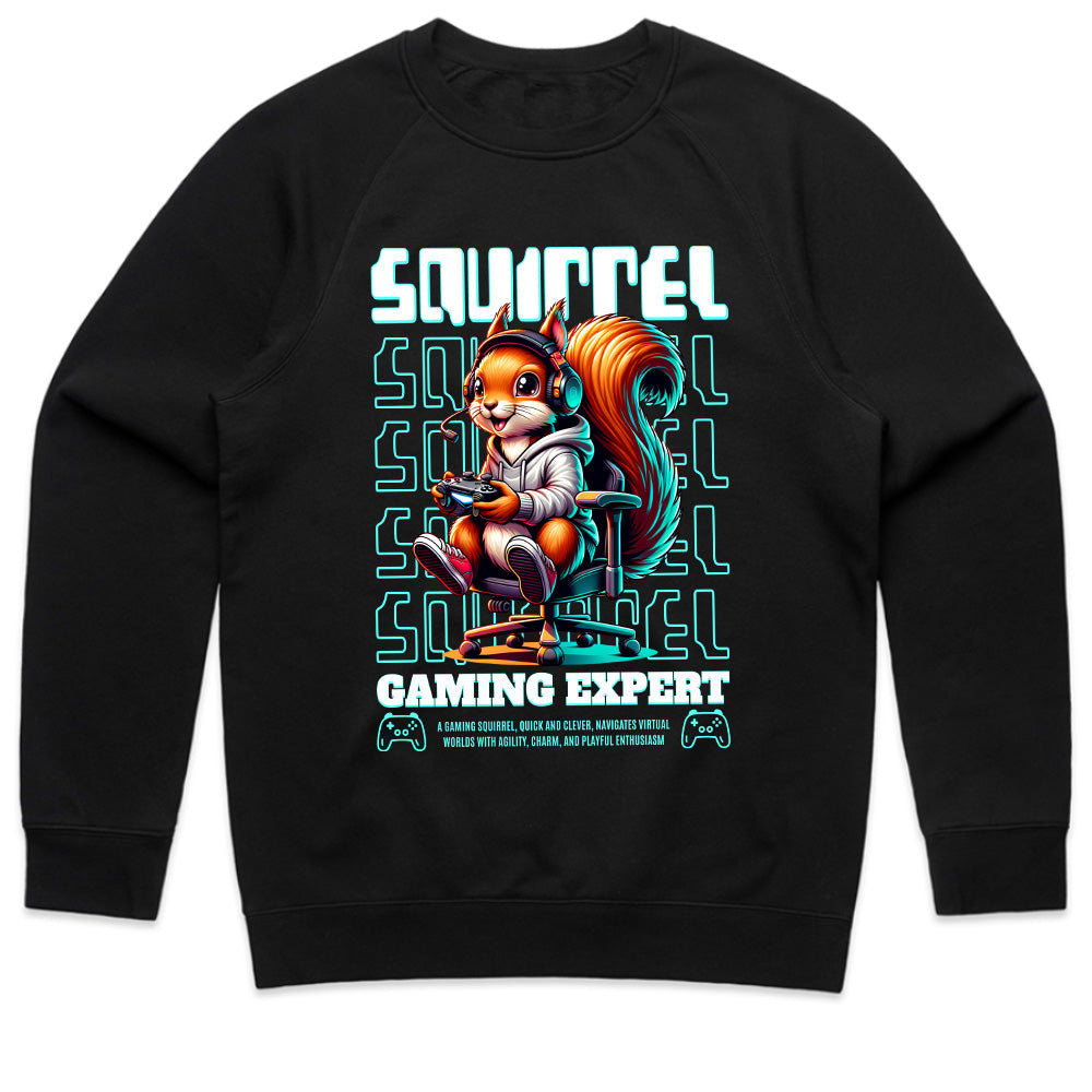 "Squirrel Gaming Expert – Fun Gamer T-Shirt for Quick & Clever Players"