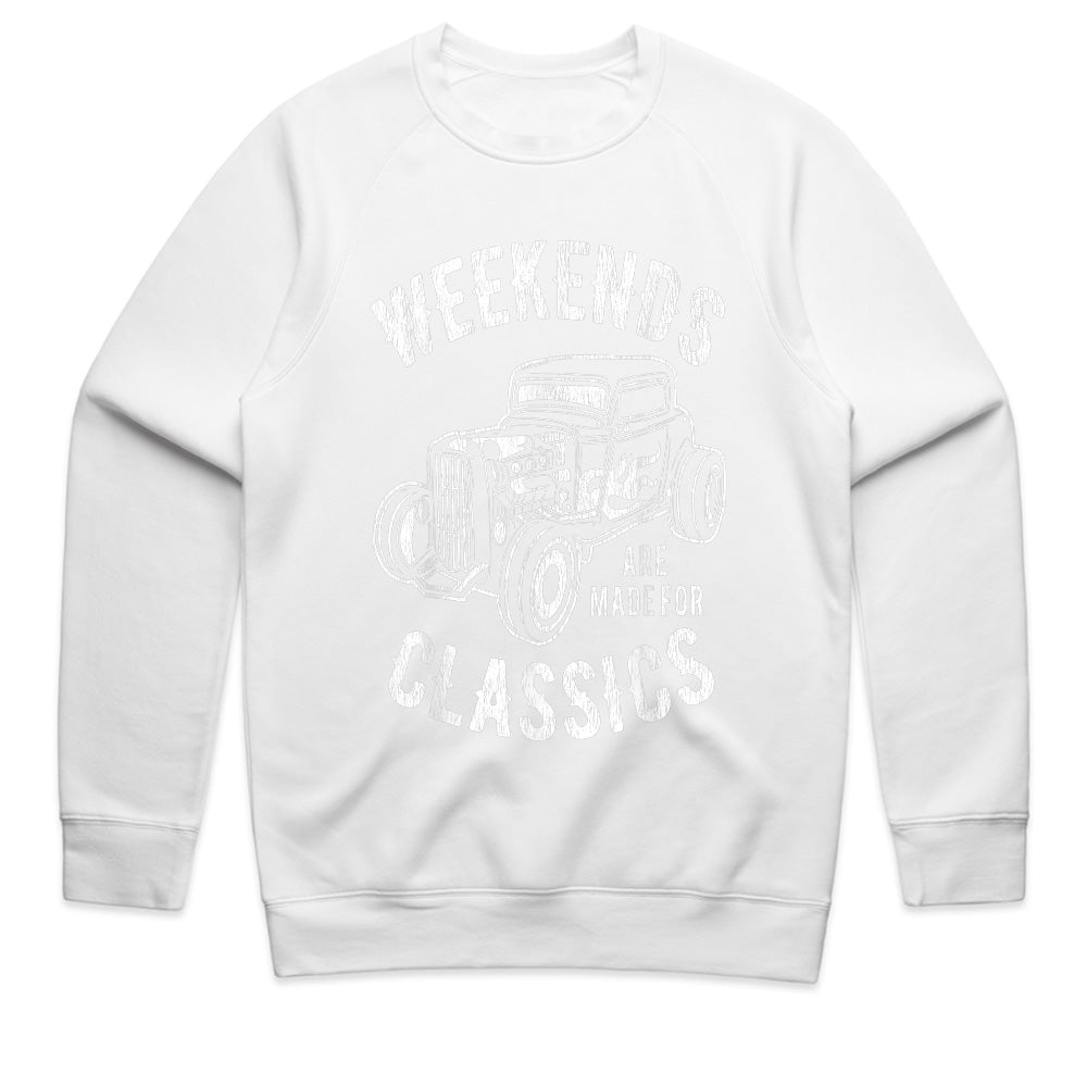 "Weekends Are Made for Classics" Vintage Hot Rod T-Shirt – Classic Car Lovers Tee