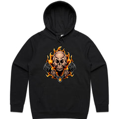 Flaming Skull Engine Shirt