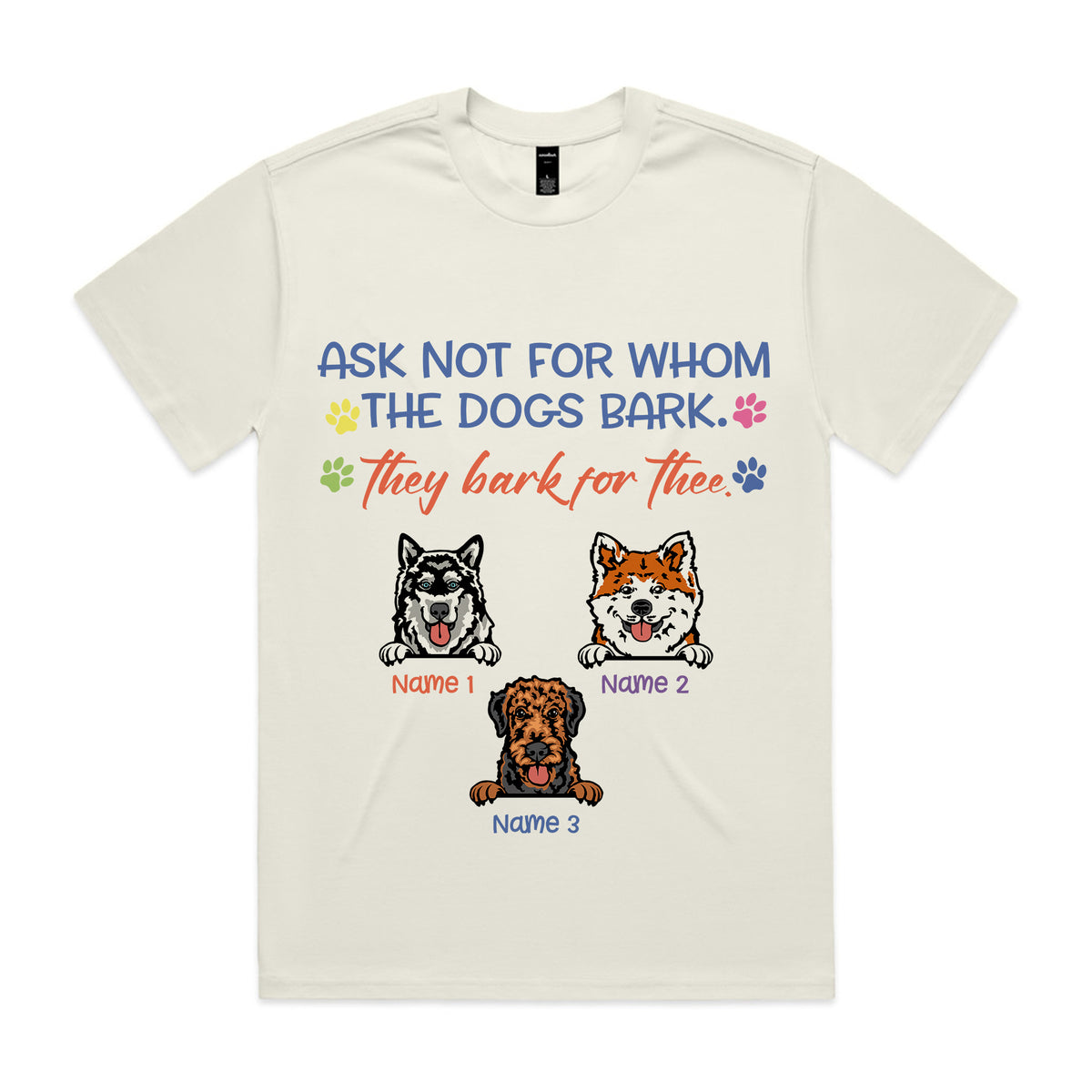 Ask Not for Whom the Dogs Bark T-Shirt