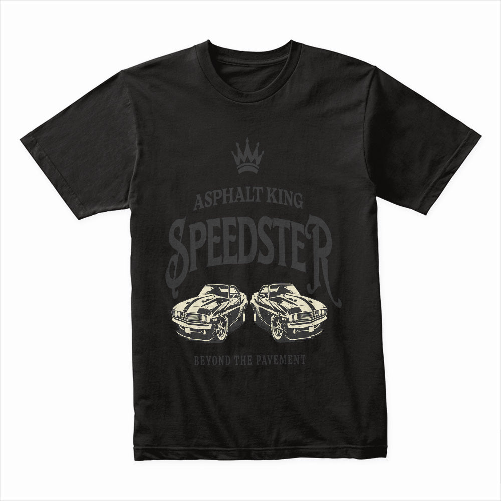 Asphalt King – Speedster Muscle Car Streetwear T-Shirt