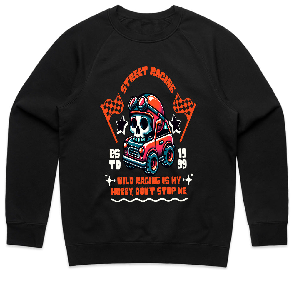 Wild Racing – Street Racer Skull Graphic T-Shirt