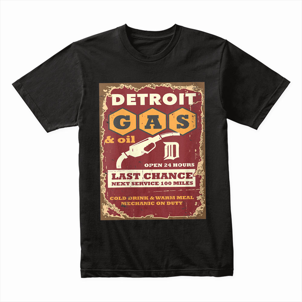 Detroit Gas & Oil" Vintage Service Station Sweatshirt