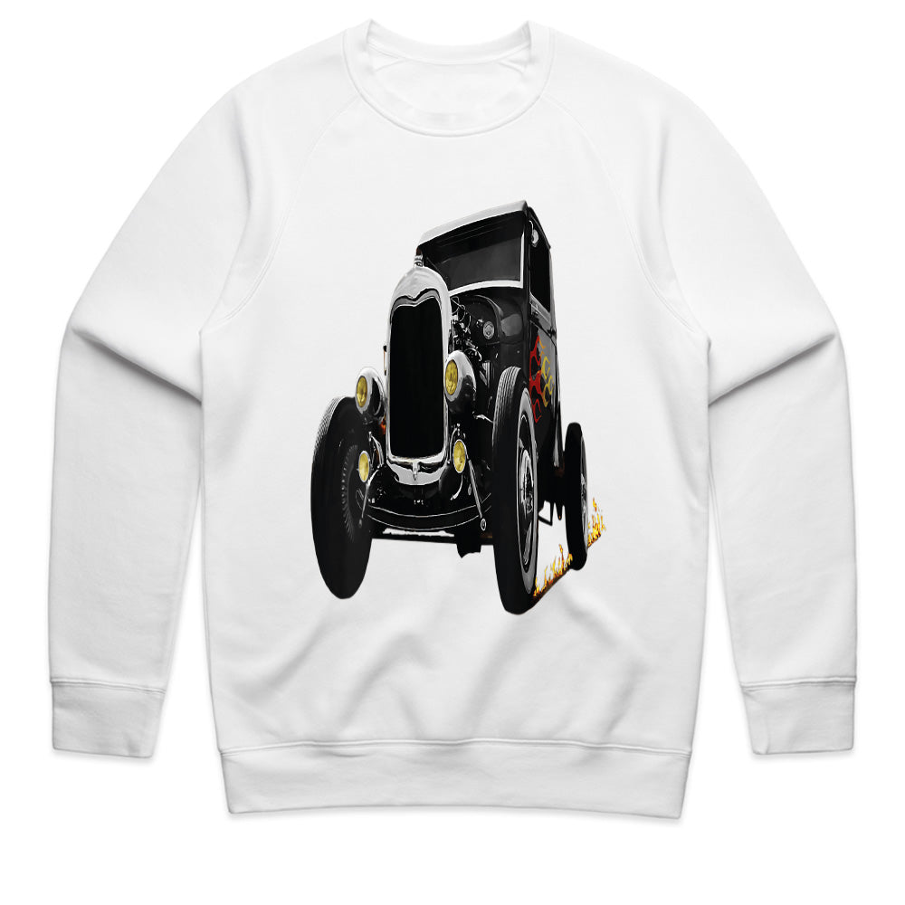 Vintage Hot Rod Sweatshirt – Classic Rat Rod Car Enthusiast Apparel