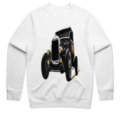 Vintage Hot Rod Sweatshirt – Classic Rat Rod Car Enthusiast Apparel