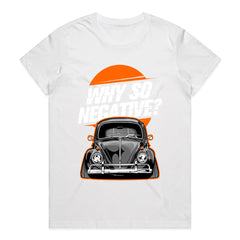 Why So Negative? – Classic VW Beetle Stance T-Shirt