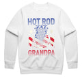 🇺🇸 Hot Rod Grandpa Patriotic Sweatshirt – Classic Car Enthusiast Gift