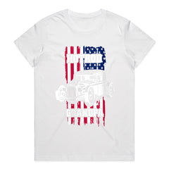 Hot Rod Grandpa American Flag Sweatshirt – Classic Car Enthusiast Gift 🇺🇸