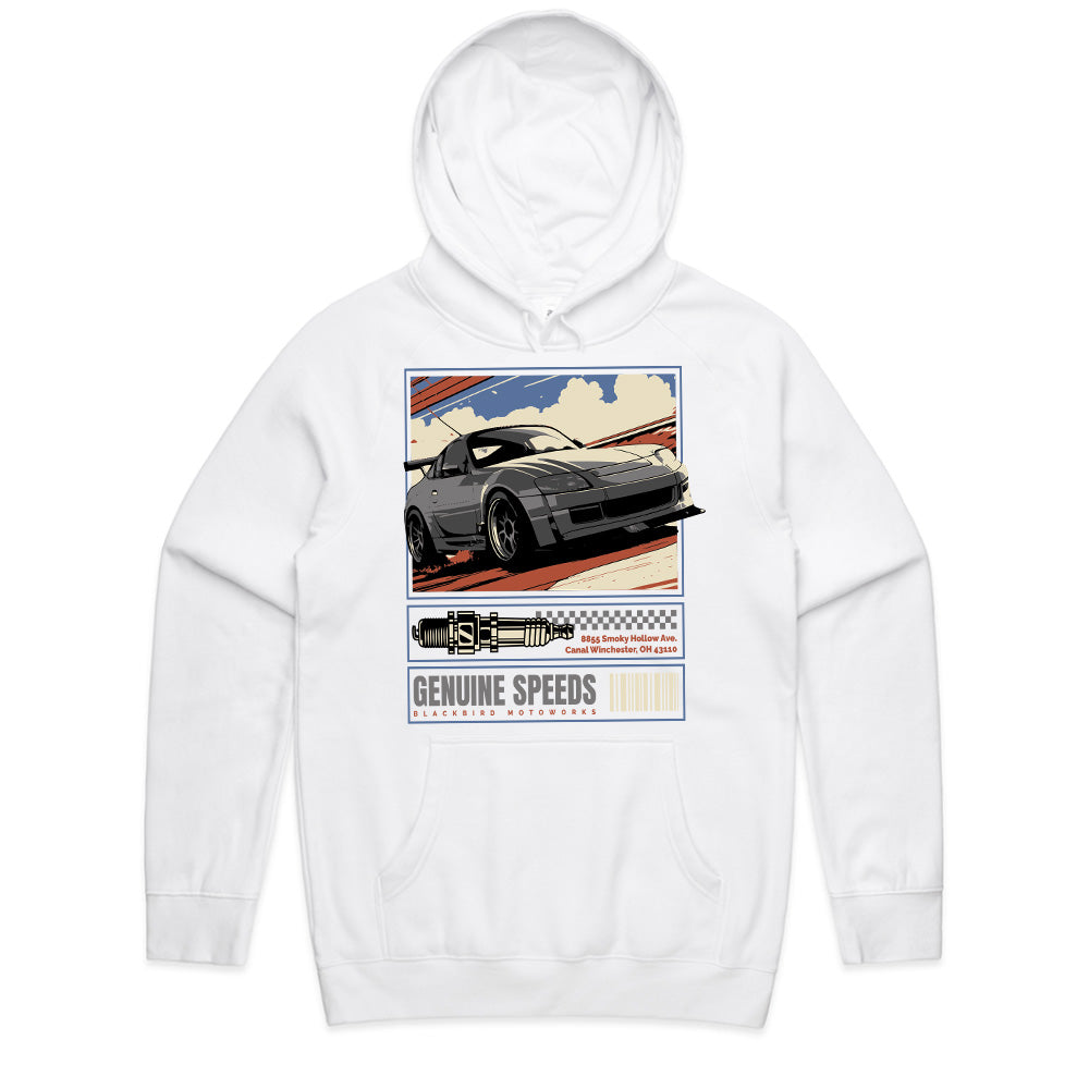 Genuine Speeds T-Shirt – Retro JDM Street Racing & Tuner Car Enthusiast Tee