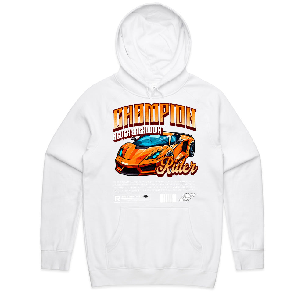 Champion Rider T-Shirt – Supercar Racing & Speed Enthusiast Tee