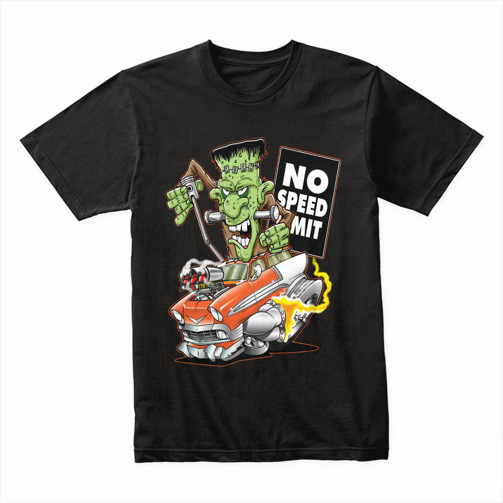 1956 Hot Rod Monster T-Shirt – Funny Cartoon Vintage Car Tee