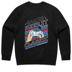 "Gamers Keep It Classic" Retro Gaming T-Shirt