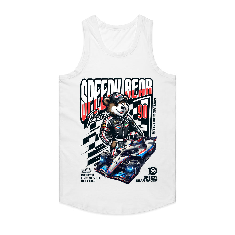 Speedy Bear Racer T-Shirt – Fun Motorsport Racing Streetwear