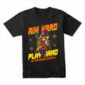 Aim Hard, Play Hard - Tactical Gamer T-Shirt