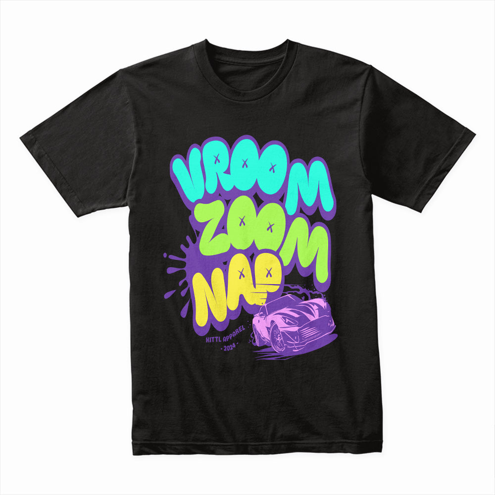 Vroom Zoom Nap – Fun & Fast Car Culture Streetwear T-Shirt