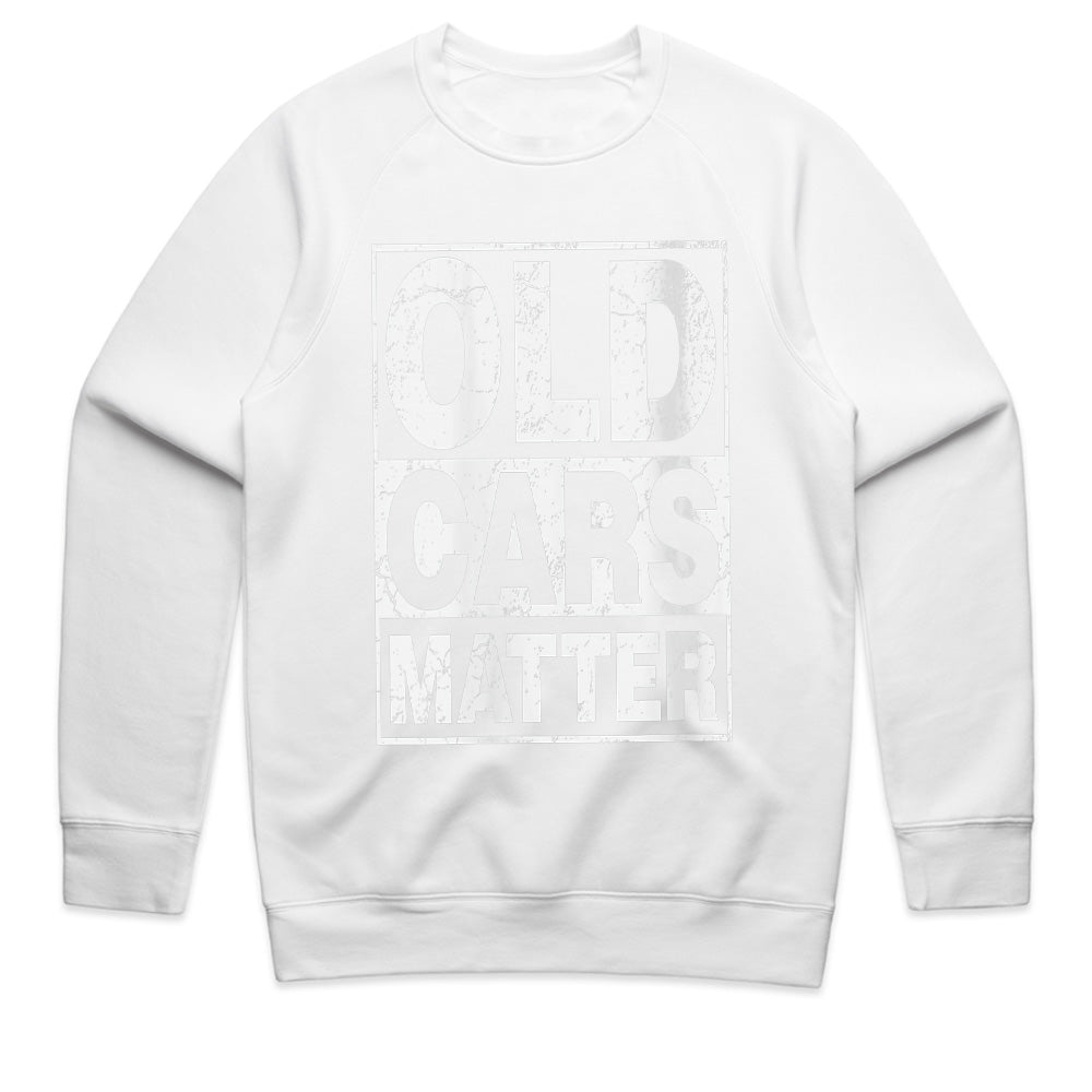 Old Cars Matter Vintage Sweatshirt – Classic Car Collector Retro Auto Enthusiast Apparel
