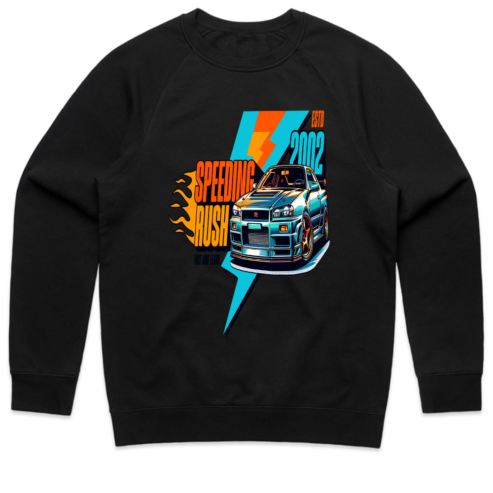 Speeding Rush – JDM Turbo Racer Streetwear T-Shirt