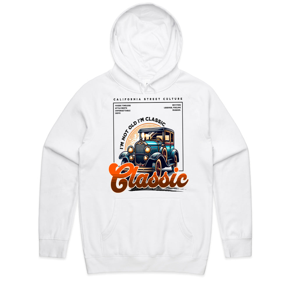 I'm Not Old, I'm Classic" Vintage Car T-Shirt – Retro Automotive Enthusiast Tee