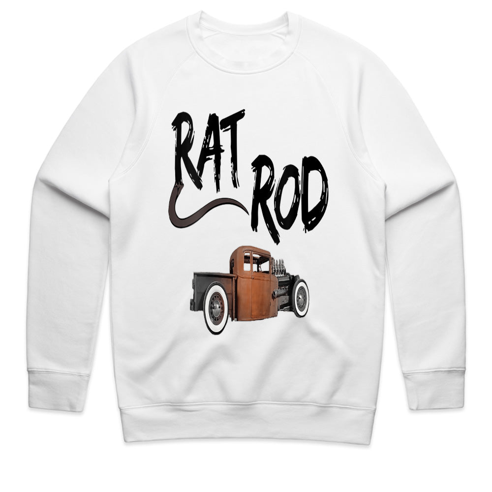 Rat Rod Vintage Classic Car Sweatshirt – Retro Hot Rod Design for Car Enthusiasts