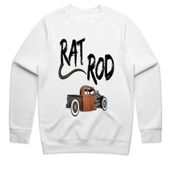 Rat Rod Vintage Classic Car Sweatshirt – Retro Hot Rod Design for Car Enthusiasts